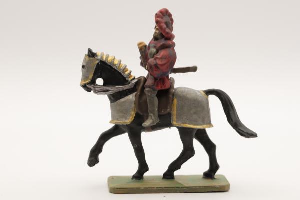 Captain with armored horse